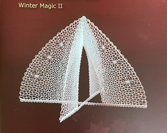 Book of Bobbin lace Winter Magic, bobbin stars made in 3D  by Marianne Geibéndorfer, Dana Mihulková and Irena Ring.