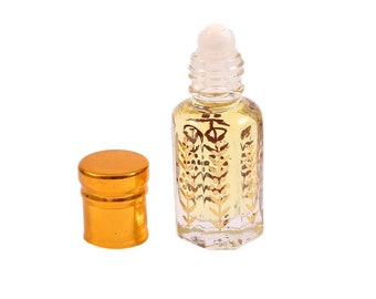 Indian Sandalwood Attar - Concentrated Perfumed Oil - Imported Oils - Intense Odor - Strong Smelling - Long Lasting - Muslim Itr
