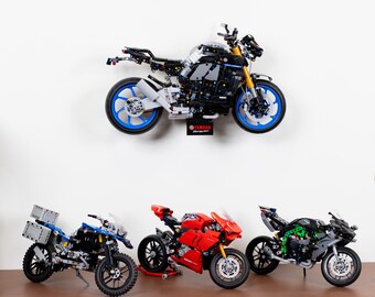 Yamaha MT-10 SP 42159 Wall mount for LEGO set motorcycle • Two-position  mounting adapter easy assembly