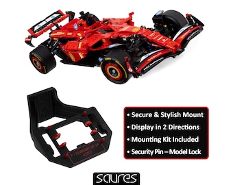 F1 Ferrari SF-24 - 42207 • Wall Mount for LEGO Technic • Professional Wall Display • Secure Solution