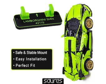 Lamborghini Sian - 42115 - Wandmontage voor LEGO • Muurhaak • Muurhanger • Display-oplossing