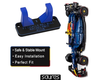 F1 Oracle Red Bull Racing RB20 - 42206 • Wall Mount for LEGO Technic Formula 1 • Lego Display • Car Holder