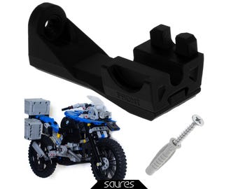 BMW R 1200 GS Adventure - 42063 - Wall mount for LEGO set motorcycle • Two-position mounting adapter - easy assembly