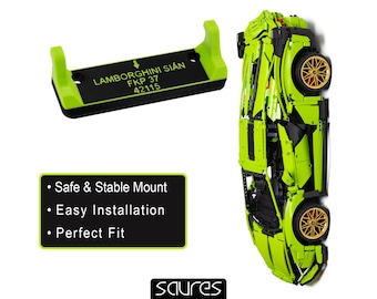 Lamborghini Sian FKP 37 (42115) - Wall mount for LEGO • Wall Hook • Wall Hanging • Display Solution