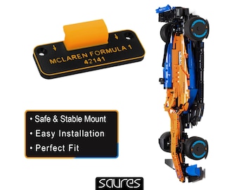 McLaren FORMULA 42141 • Wall Mount for LEGO Technic Formula 1 • Lego Display • Car Holder