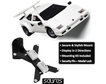 Lamborghini Countach - 10337 - Wall Mount for LEGO Icons • Lego Display • Car Holder