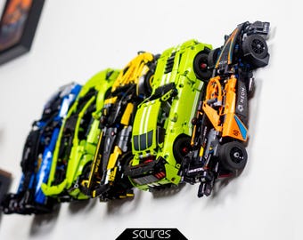 Wall Mount for LEGO Technic Cars With 43.2 Wheels - 42123 / 42151