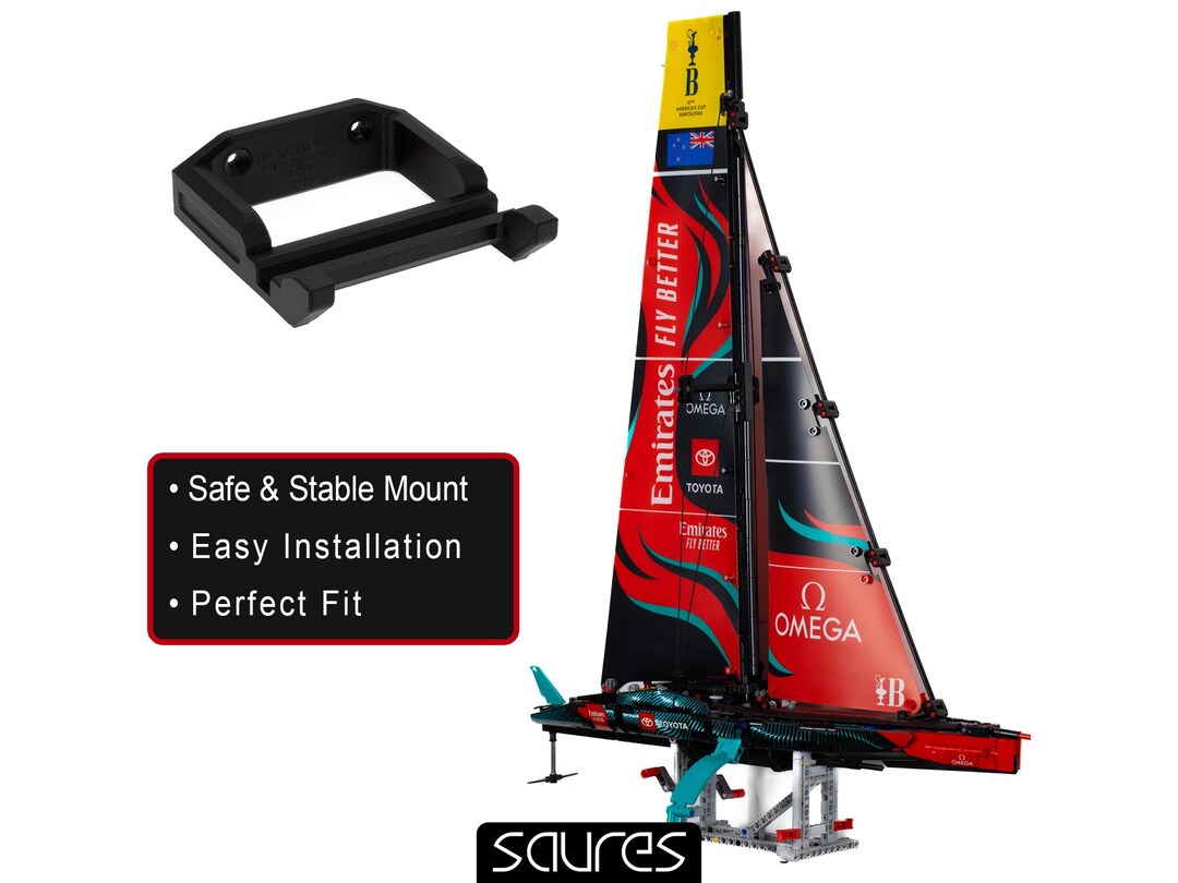 Yacht Emirates Team New Zealand AC75 - 42174 • Wall Mount for LEGO