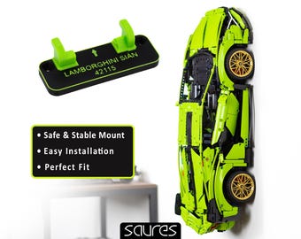 Lamborghini Sian - 42115 - Wandmontage voor LEGO • Muurhaak • Muurhanger • Display-oplossing