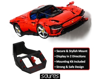 Ferrari Daytona SP3 - 42143 • Wall mount to display LEGO • Professional Wall Display • Secure Solution