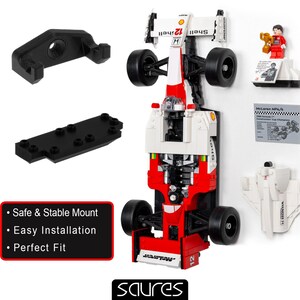 McLaren MP4/4 i Ayrton Senna 10330 • Wall mount for LEGO model - Front up & front down installation