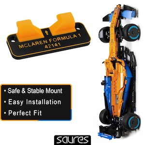 McLaren Formel 42141 • Wandhalterung für LEGO Technik Formel 1 • Lego Display • Autohalterung