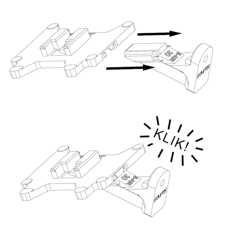 KOENIGSEGG Jesko 42173 / 42184 Wall Mount for LEGO Wall Hook Wall