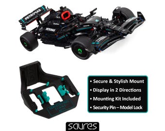 Mercedes AMG F1 W14 E - 42171 • Wall Mount for LEGO Technic • Professional Wall Display • Secure Solution