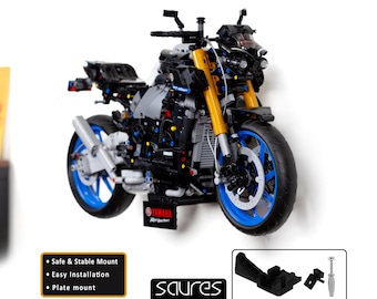 Yamaha MT-10 SP 42159 Wall mount for LEGO set motorcycle • Two-position  mounting adapter easy assembly