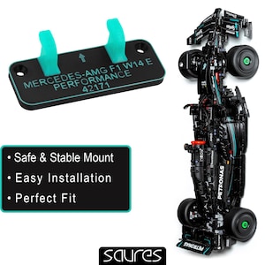 Mercedes AMG F1 W14 E 42171 - Support mural pour LEGO Technic • Support de présentation, face vers le haut