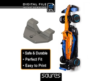 McLaren Formula (42141) • Wall Mount for F1 LEGO Technic • Safe & Durable • Easy to Print • Perfect Fit