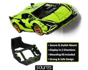 Lamborghini Sian - 42115 • Wall mount to display LEGO • Professional Wall Display • Secure Solution