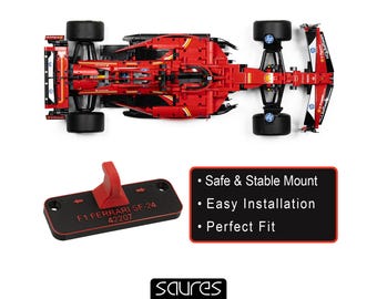 F1 Ferrari SF-24 - 42207 • Wall Mount for LEGO Technic Formula 1 • Lego Display • Car Holder