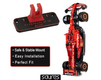 F1 Ferrari SF-24 - 42207 • Muurbevestiging voor LEGO Technic Formula 1 • Lego-display • Autohouder