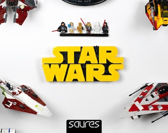 Suporte de parede invisível para logotipo Star Wars (75407) • Solução de exibição • Qualidade premium