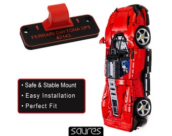 Ferrari Daytona SP3 - 42143 - Wall mount for LEGO • Wall Hook • Wall Hanging • Display Solution