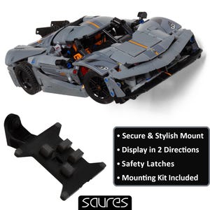 KOENIGSEGG Jesko - 42173 / 42184 • Wall mount for LEGO • Wall Hook • Wall Hanging • Display Solution