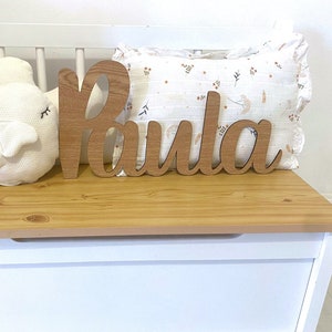 Nombre de madera personalizado - decoración habitación infantil - bebe - fiesta - nombre gigante cumpleaños - babyshower - regalo nacimiento