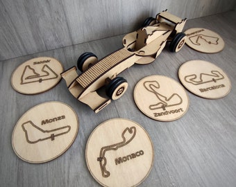 Coasters - Racing - F1 Circuits - Coasters