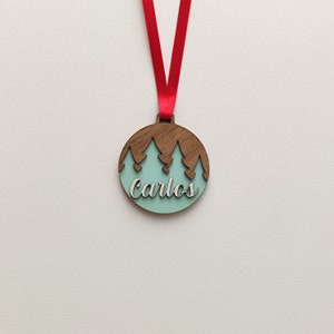 Personalized Christmas Balls Multi-Layered - Christmas Ornaments - Custom Name