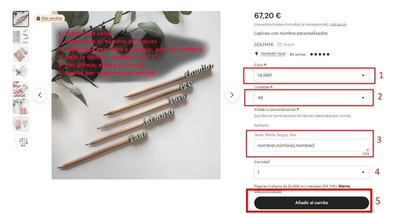 Personalized wooden pencils with name image 9