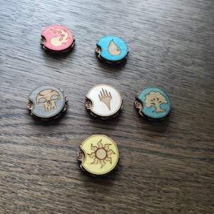 Contador de Maná y Tierras - Accesorio para Juegos de Cartas y Estrategia - Regalo geek - contador de puntos juego de mesa