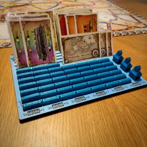 Ticket to Ride Spelerbord Overlay Sjabloon - Lay-outlade - Spelerbord - Bordspel - Lade