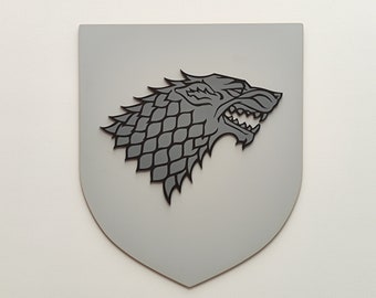 GOT Shield - Shield - Game of Thrones - A Song of Ice and Fire - ASOIAF - Stark, Lannister, Baratheon, Targaryen, Greyjoy