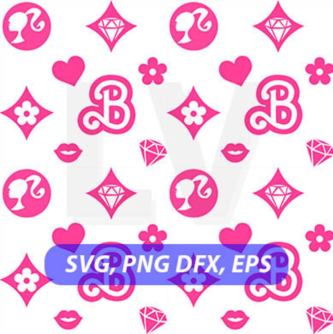Seamless Pattern Svg, Barbi Pattern Svg, Best for the Print, Seamless ...