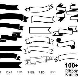 Banner SVG, Banner Svg, Bundle, Banner PNG, Ribbon cut File, Banner, Ribbon, Banners SVG, Ribbon Png, Png, Eps, dxf, jpg digital download.