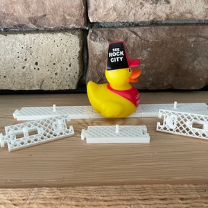 Best WHITE Duck Holder Ever - Starter pack.  With 2 vent clip to keep your flock from flying away!