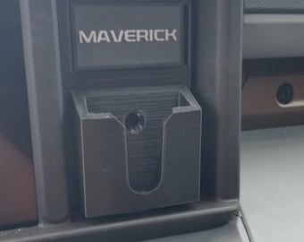 Black Maverick dash cubby bank