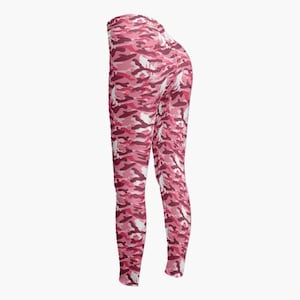 Bigfoot Pink Camo Leggings: Women&#39;s Sasquatch Yoga Pants