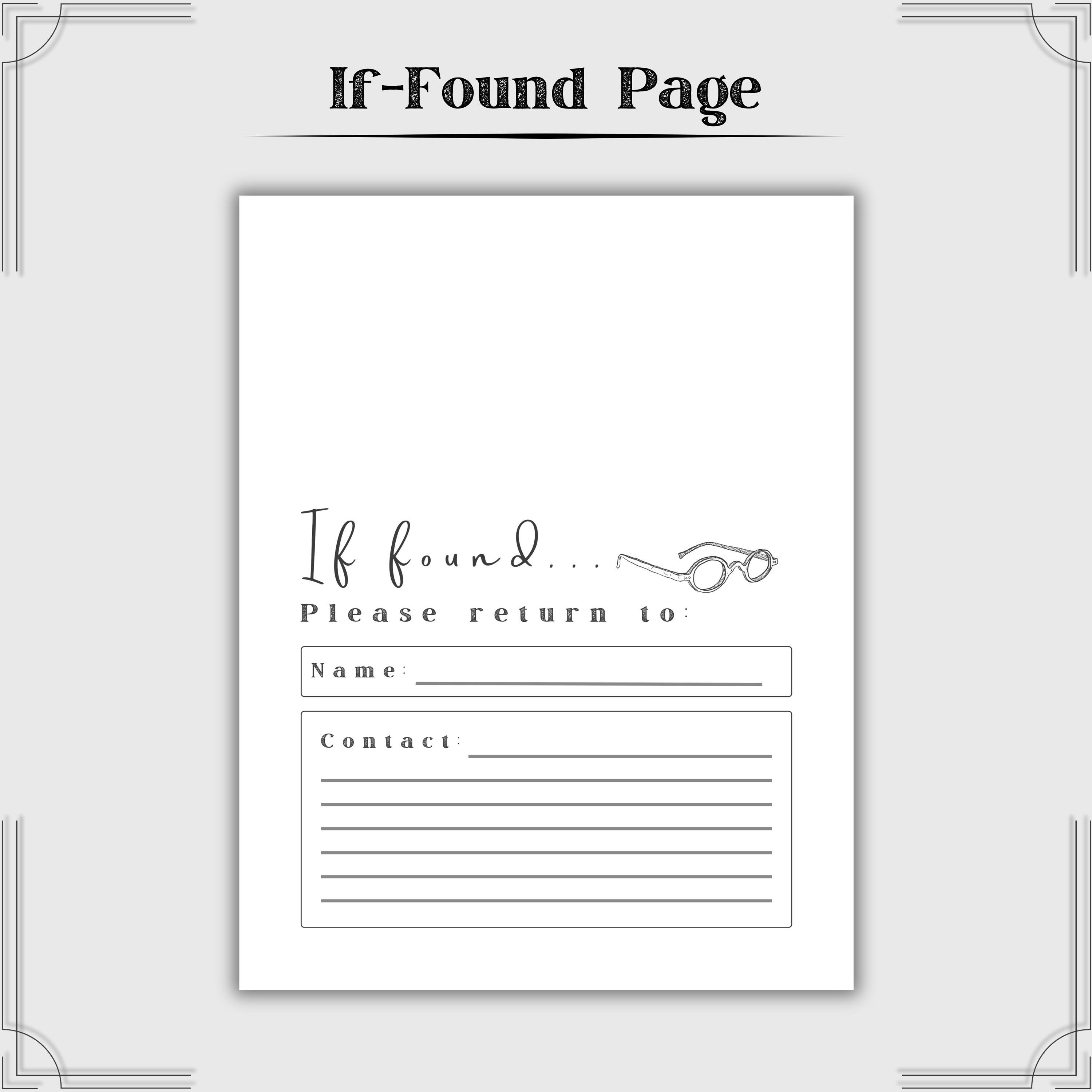 Book Log Reader Classics Book Tracker Printable – 8 Page Reading Journal | Book Log ...