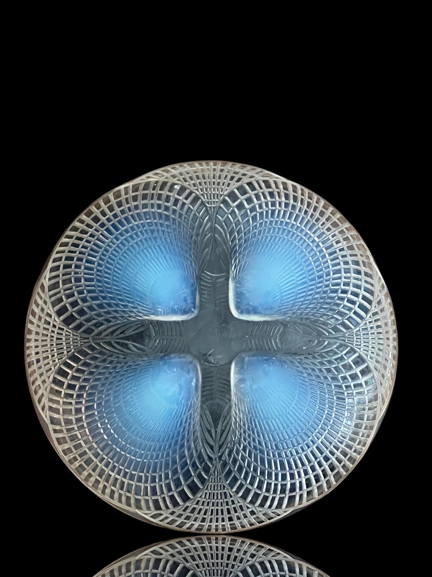 Rene Lalique Art-deco Opalescent 'coquille' Bowl Model 3201, Coupe
