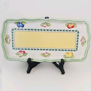 Villeroy & Boch French Garden Fleurence rectangular serving platter 33 x 17 cm