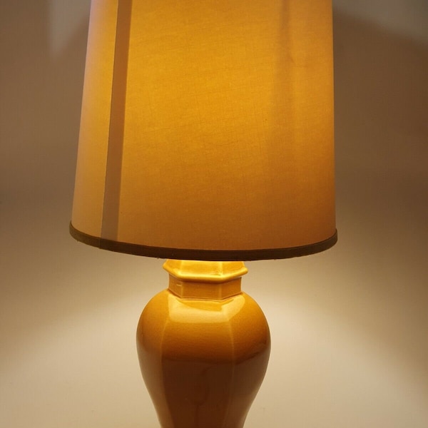 Ancienne lampe de table en céramique de 55 cm de haut