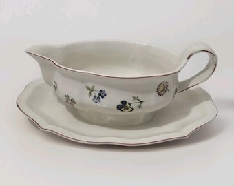 Hochwertige Villeroy & Boch Luxembourg Sauciere Alt Luxemburg Blumendekor