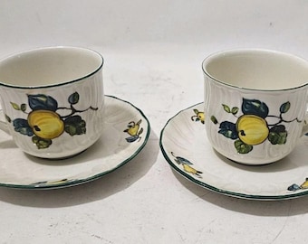 2 bellissime tazze da moka, set da caffè Villeroy & Boch Jamaica, 4 pezzi, in porcellana