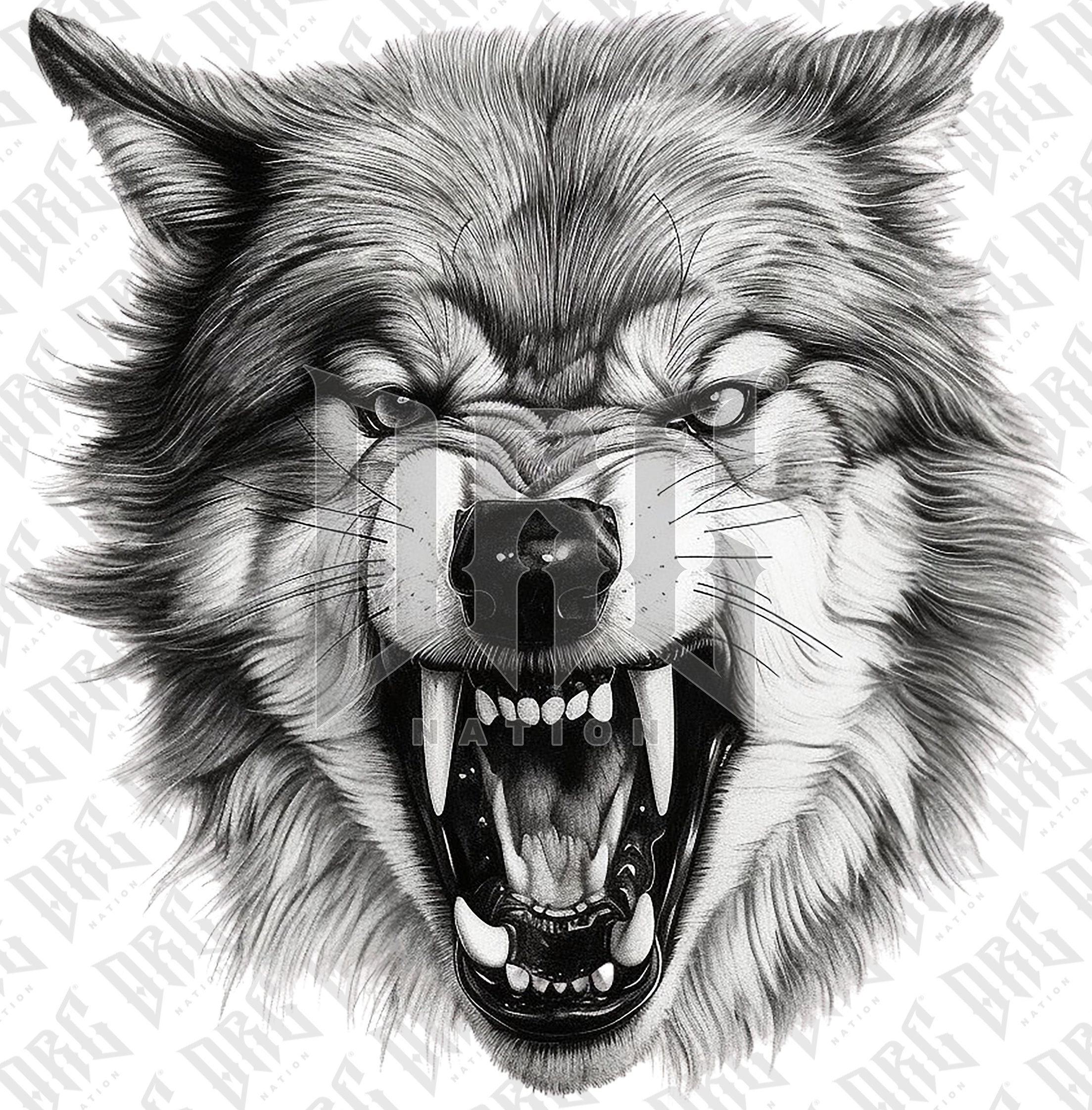 Aggregate 74+ angry wolf sketch super hot - in.eteachers