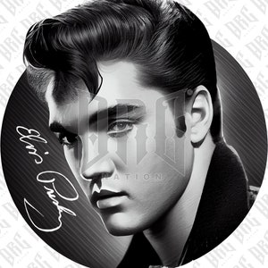 Elvis Presley PNG | Elvis Presley Sublimation Design | Hand Drawn Elvis Presley Illustration PNG | Digital