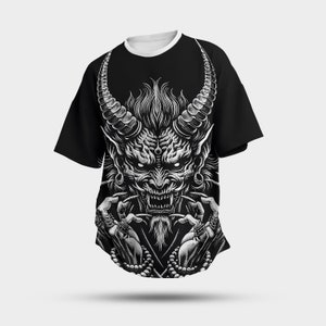 Intricate Mythical Devil Vector Illustration
