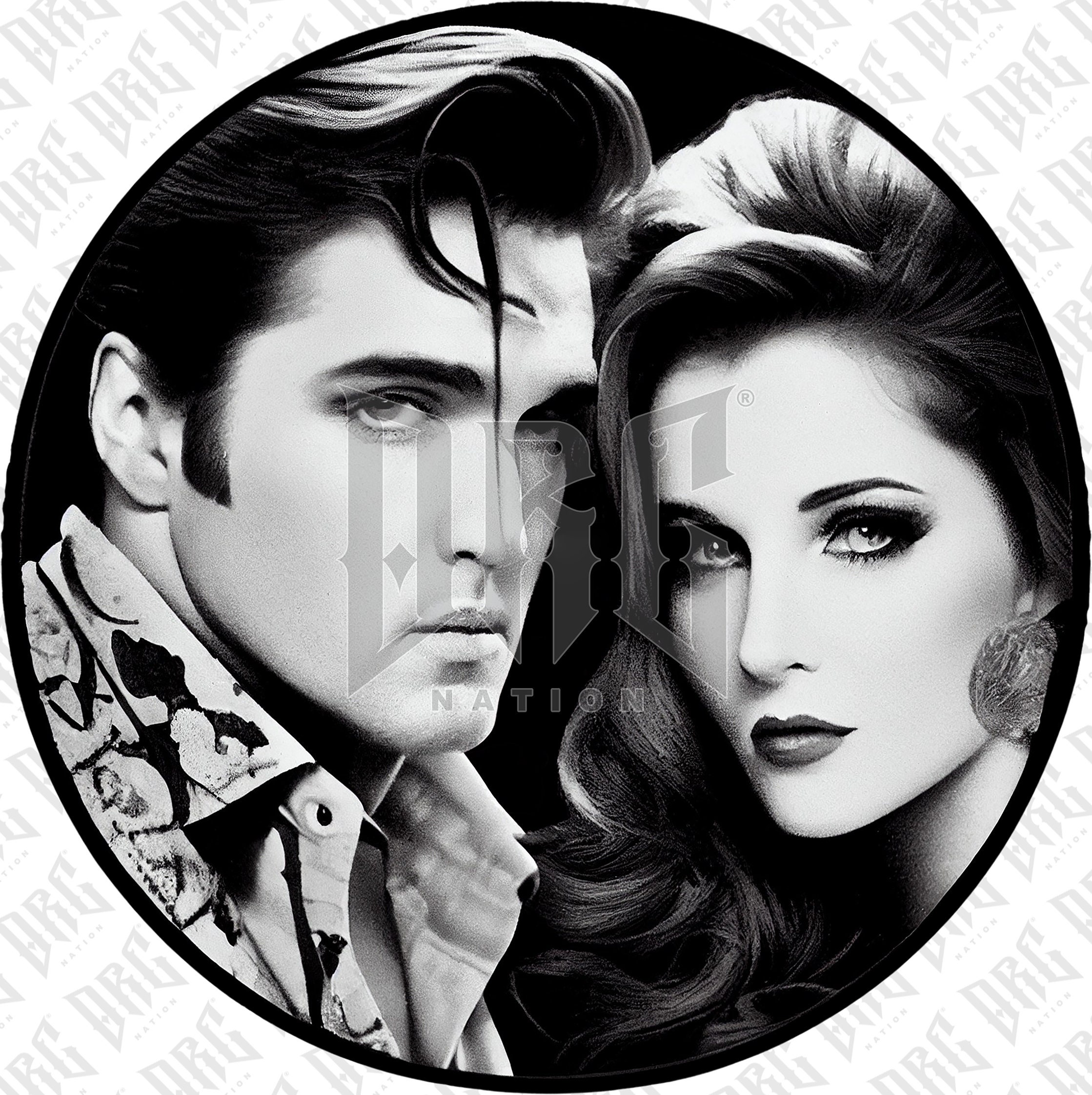 Lisa Marie and Elvis Presley PNG Lisa Marie and Elvis Etsy Australia