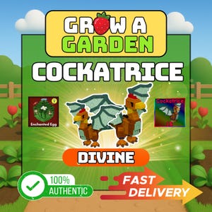 Cockatrice Pet Divine Cheap | Grow a Garden | Fast Delivery Pet Trade Gift Grow Garden | Easy Gift Trade | GaG | READ THE DESCRIPTION